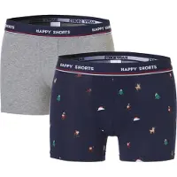 Happy Shorts Kerst boxershorts 2-pack heren classic nutcracker
