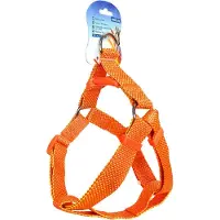 Nobleza Hondenharnas - Y tuig hond - Instaptuigje - Hondentuigje - Borsttuig - Tuigje hond - Fluorescerend - Maat L - Oranje
