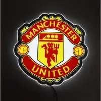 Manchester united led logo verlichting 43 cm