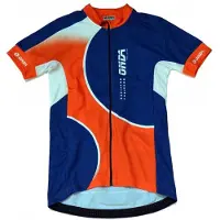 Onda Fietsshirt korte mouw heren Blauw Oranje Pro - FAPV Minho - S