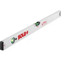 Sola Alu blokwaterpas AV150 150cm 2 libellen 0,50mm/m zilver - 01111501