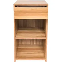 Vdd Nachtkastje - halkastje - 65 cm hoog - lichtbruin kleurig