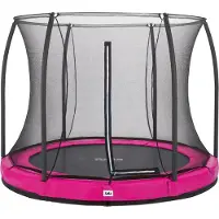 Salta Comfort Edition Ground Trampoline met Veiligheidsnet - 251 cm - Roze