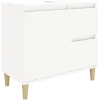 vidaXL Badkamerkast 65x33x60 cm bewerkt hout wit