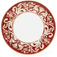 Wedgwood - Renaissance Red - Bord 23cm Florentine Accent