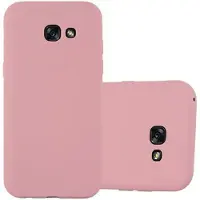 Cadorabo TPU Candy Cover (Galaxy A3 (2017)), Smartphonehoes, Roze