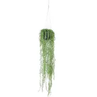 Driesprong Collection Zijdeplant Hangplant met pot Senecio kunstplant