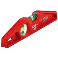 Sola Alu waterpas gegoten met gefreesd V-vlak 25cm 2 libellen M25 - 01330101