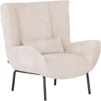 MUST Living Lounge chair Astro,97x92x96 cm, glamour natural (Naturel, 92x97x96cm)