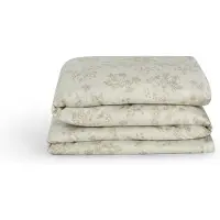 Yumeko Kinderdekbedovertrek Katoen Satijn 100x135 Beige - Eco, Bio & Fairtrade