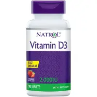Natrol – Vitamine D3 2000 IE Snel Oplosbaar
