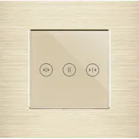 Perfect Switches TOUCH SCHAKELAAR | ALUMINIUM | GOUD | ROLLUIK | WIFI