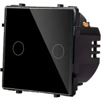 Perfect Switches MODULE | TOUCH | ZWART | AAN/UIT | WIFI + RF |TWEEVOUDIGE SCHAKELAAR