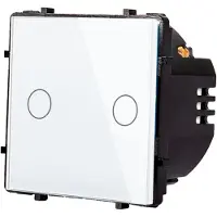 Perfect Switches MODULE | TOUCH | WIT | AAN/UIT | WIFI + RF | TWEEVOUDIGE SCHAKELAAR
