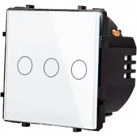 Perfect Switches MODULE | TOUCH | WIT | AAN/UIT | WIFI + RF | DRIEVOUDIGE SCHAKELAAR