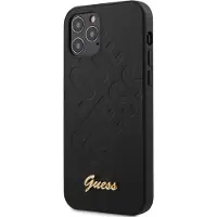 GUESS IriDescent Love Back Case - Geschikt voor Apple iPhone 12 Pro Max (6.7'') - Zwart