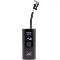 QLT Snoerloze Luchtcompressor Pro en Powerbank in één – 4 Opzetstukken en USB-oplaadkabel Inbegrepen - 10,3 Bar - met LED Verlichting - Zwart