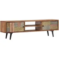 vidaXL Tv-meubel 140x30x40 cm massief acaciahout