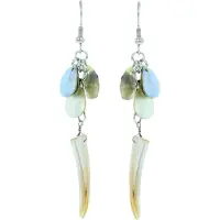 Behave Oorbellen hangers met schelp