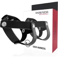 Darkness SENSATIONS | Leather C/b Strap H-piece Divide