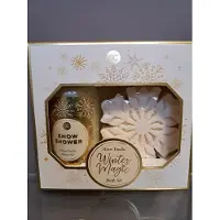 Accentra geschenkje voor kerst - leuk geschenk - winter magic - vanille - douche gel - zeep stuk