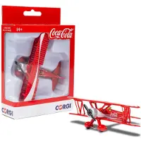 My Village Coca-Cola Stearman Vliegtuig kerst Hornby