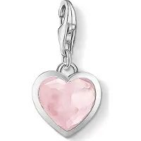 Thomas Sabo Hanger, Bedelhanger Roze Hart, (Zilver)