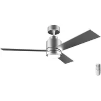 Cecotec Plafondventilator met Licht EnergySilence Aero 4850 Stijl Staal: 30 W Diameter 48" met 3 Bladen Afstandsbediening
