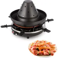 Klarstein Taste Volcano Tartarengrill gourmetset 1500 W 6 personen - zwart