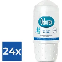 Odorex Deodorant Roller Marine Fresh 50 ml - Voordeelverpakking 24 stuks