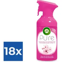 Air Wick - Luchtverfrisser - Spray - Aziatische Kersenbloesem - 250ml - Voordeelverpakking 18 stuks