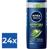 Nivea Men Energy Douchegel - 250ml - Voordeelverpakking 24 stuks