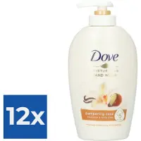 Dove Handzeep Pompje - Shea Butter 250 ml - Voordeelverpakking 12 stuks