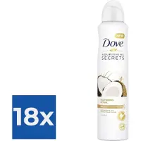 Dove Deodorant Deospray Coconut & Jasmine Flower 250 ml - Voordeelverpakking 18 stuks