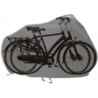 CUHOC Fietshoes - Zwart -Fietshoes voor 2 fietsen XXL - Waterdicht - Met slotgaten - Fietshoes