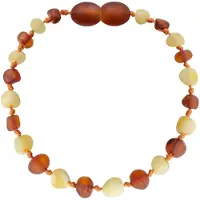 ForDig Wild Sun Barnsteen Armband Baby / Peuter - Amber Enkelbandje - Baltische Barnsteen – Pijnstillend bij Doorkomende Tanden