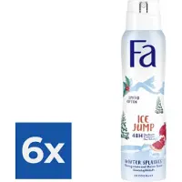 Fa deospray 150ML winter splashes ice jump - Voordeelverpakking 6 stuks