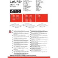 Laufen Pro - Douchebak 120x120 cm, wit H2119580000001