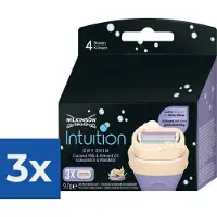 Wilkinson Sword Wilkinson Scheermesjes Wilkinson Intuition Mesjes Dry Skin - 3 mesjes - Voordeelverpakking 3 stuks