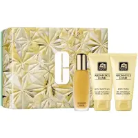Clinique Geur Aromatics Elixir Aromatics Elixir Essentials Fragrance Set Perfume Spray 45 ml + Body Wash 75 ml + Body Lotion 75 ml