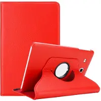 Cadorabo Tablet boekomslag (Galaxy Tab E 9.6), Tablethoes, Rood