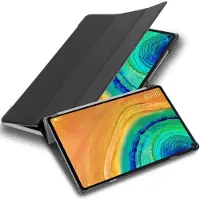 Cadorabo Tablet Book (MET Wake Up) Hoesje voor Huawei MatePad PRO (10,8 inch) (Huawei MatePad Pro 10.8 (2019), Huawei MatePad Pro 10.8 (2021)), Tablethoes, Zwart