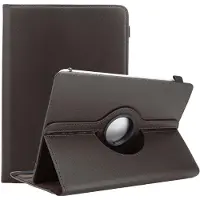 Cadorabo Tablethoes Universal 360 voor 8" tablets (8" Tabletten), Tablethoes, Bruin