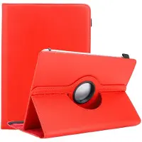 Cadorabo Tablet hoes Universeel 360 (10" Tabletten), Tablethoes, Rood