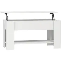 vidaXL Salontafel, wit, 101x49x52 cm, houtvezel