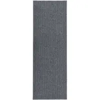 vidaXL Droogloopmat 100x350 cm grijs