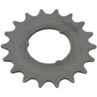 Hi-point Kettingtandwiel, opklikbaar, 18 tanden, 1/2 x 1/8 inch, plat