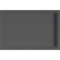 Xenz Easy Tray 120x80 douchevloer ebony mat zwart