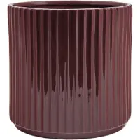 XLBoom Ikon Bloempot Wijnrood - Keramisch, vaatwasbestendig design pot - Verkrijgbaar in Maroon | Green | Black - Duurzaam keramiek voor stijlvol wonen