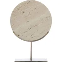 Light & Living Ornament op voet 35x10x51,5 cm MORENO zand travertin (Antraciet, 35x10x51.5cm)